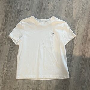 Calvin Klein White Short Sleeve Tee